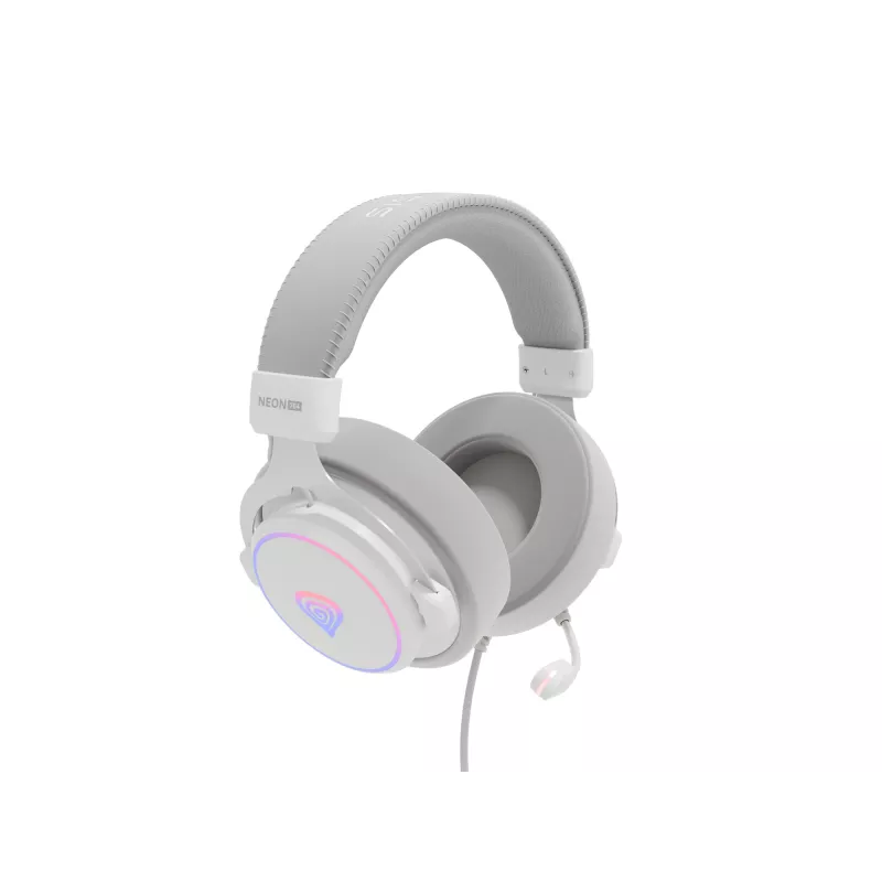 GENESIS Neon 764 Headset Wired Head-band Gaming USB Type-A White