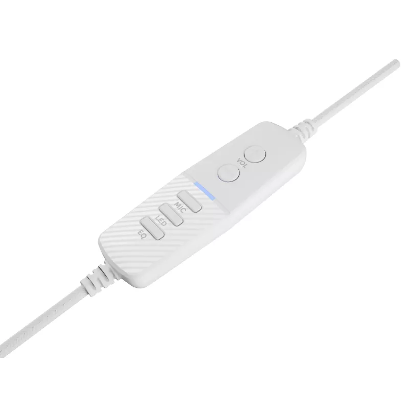 GENESIS Neon 764 Headset Wired Head-band Gaming USB Type-A White
