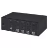 KVM Switch Manhattan 4-Port 4K@30Hz USB-A Audio Mic