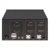 KVM Switch Manhattan 2-Port 4K HDMI USB Audio Control 2 Computers