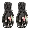 KVM Switch Manhattan 2-Port 4K HDMI USB Audio Control 2 Computers