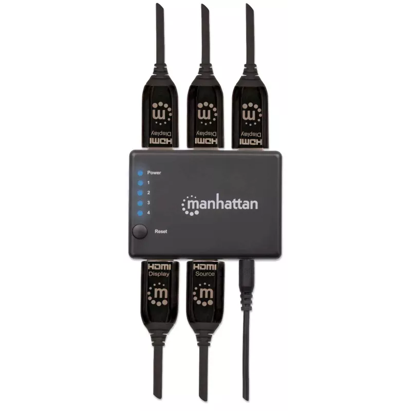 HDMI Splitter Manhattan 4-Port Compact