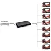 Techly Splitter HDMI 2.0 4K UHD 3D 8-way, HDMI, 8x HDMI, 3840 x 2160 pixels, Black, Aluminium, 4K Ultra HD