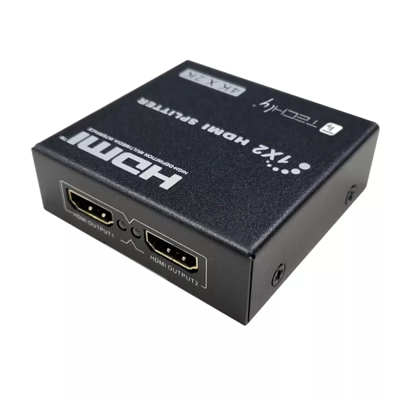 Video Splitter Techly IDATA HDMI-4K230 2x HDMI 3840x2160 Black