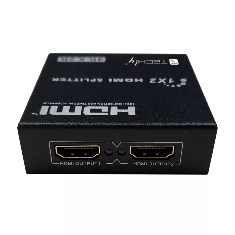 Video Splitter Techly IDATA HDMI-4K230 2x HDMI 3840x2160 Black