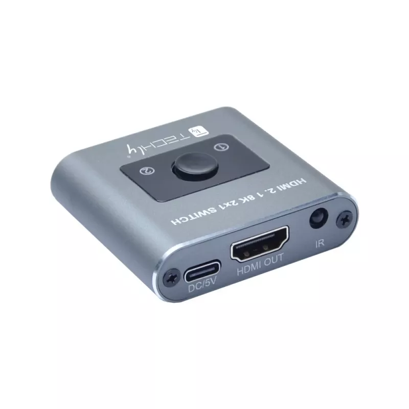 Video Switch Techly IDATA HDMI-2128KT HDMI 60Hz 2m 5V 1A