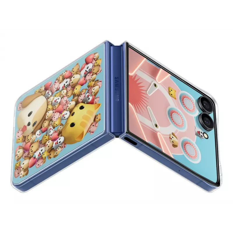 Cover Samsung Galaxy Z Flip7 Transparent Monochromatic