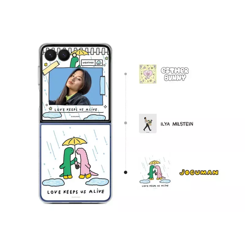 Cover Samsung Galaxy Z Flip7 Transparent Monochromatic