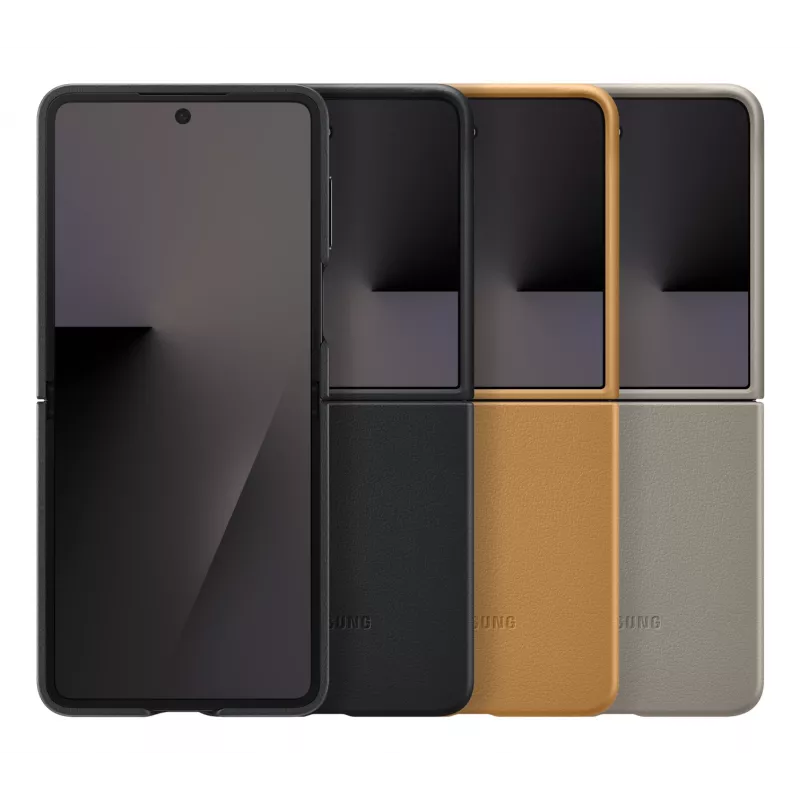 Protective case for Samsung Galaxy Flip7 by Samsung, model EF-VF766PBEGWW, black