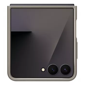 Protective Case for Samsung Galaxy Flip7 by Samsung, Model EF-VF766PJEGWW, Taupe