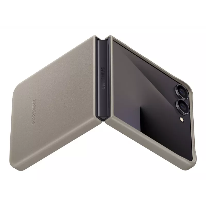 Protective Case for Samsung Galaxy Flip7 by Samsung, Model EF-VF766PJEGWW, Taupe
