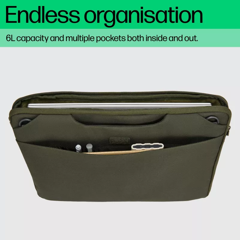 HP 15.6-inch Modular Laptop Sleeve, Sleeve case, 39.6 cm (15.6 inch), 420 g