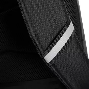 Laptop bag MODECOM Active 15 PLE‑MC‑ACTIVE‑15 for 15.6-inch laptops, 8GB RAM (label) — eco leather, black, zip closure, USB port