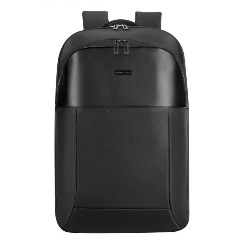 Laptop bag MODECOM Active 15 PLE‑MC‑ACTIVE‑15 for 15.6-inch laptops, 8GB RAM (label) — eco leather, black, zip closure, USB port