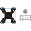 Monitor Mount Techly ICA-LCD-500BK 76.2 cm (30 inch) Desk Black