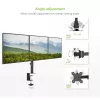 Techly 13-24 inch Desk Stand for 3 Monitors with Terminal” ICA-LCD 482-T