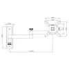 Techly 13-30 inch Wall Bracket for LED TV LCD Tilting 3 Joints Silver” ICA-LCD 104