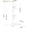 Techly ICA-LCD 2520V monitor mount / stand 68.6 cm (27 inch) Desk Black