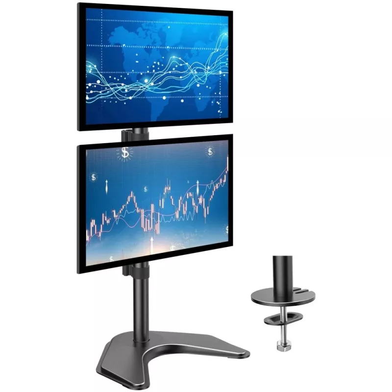 Techly ICA-LCD 2520V monitor mount / stand 68.6 cm (27 inch) Desk Black