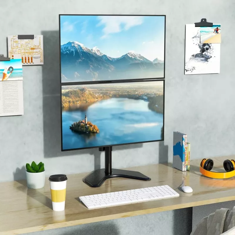 Techly ICA-LCD 2520V monitor mount / stand 68.6 cm (27 inch) Desk Black