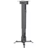 Manhattan Projector Mount, Ceiling or Wall, Tilt & Swivel, Height Range: 43-65cm, Max 20kg, Black, Lifetime Warranty
