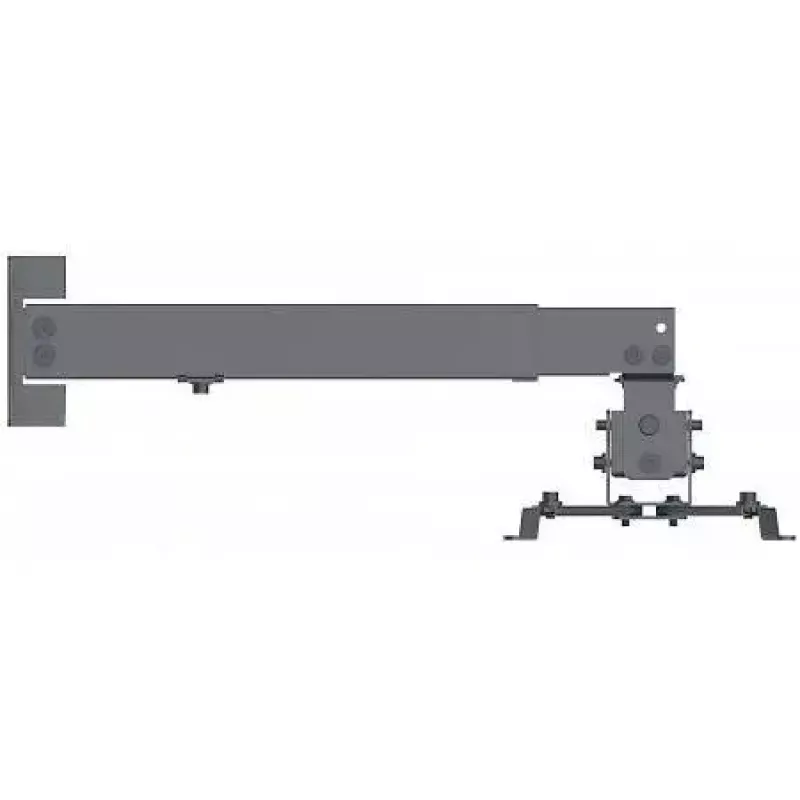 Manhattan Projector Mount, Ceiling or Wall, Tilt & Swivel, Height Range: 43-65cm, Max 20kg, Black, Lifetime Warranty