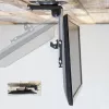 Techly Fold-Up Retractable Ceiling Mount for TV LED/LCD 17 inch-37 inch Black