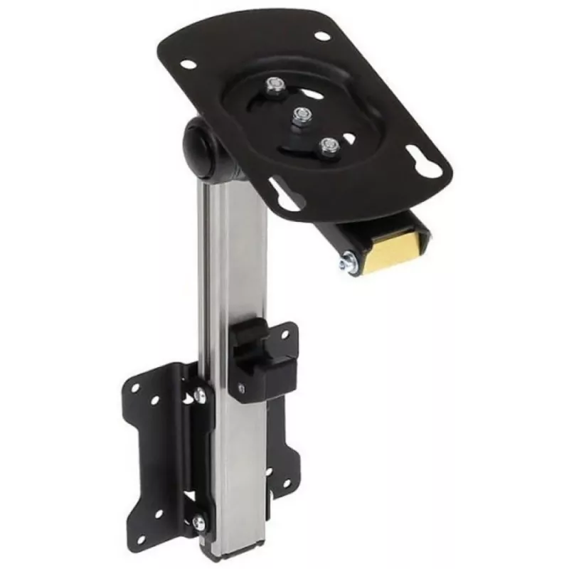 Techly Fold-Up Retractable Ceiling Mount for TV LED/LCD 17 inch-37 inch Black