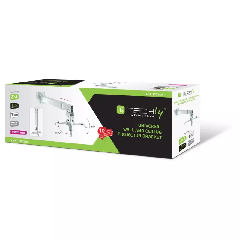 Techly ICA-PM 16 project mount Ceiling/wall Silver