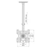 TV Mount Techly ICACPLB906 94 cm (37 inch) Black
