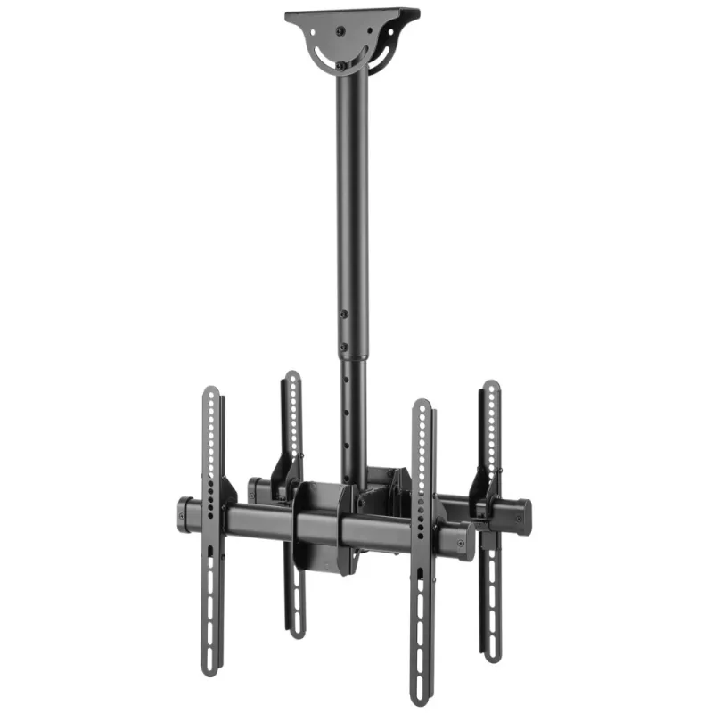 Techly Telescopic Universal Ceiling Support for 2 TV LED LCD 32-55 inch ICA-CPLB 944D