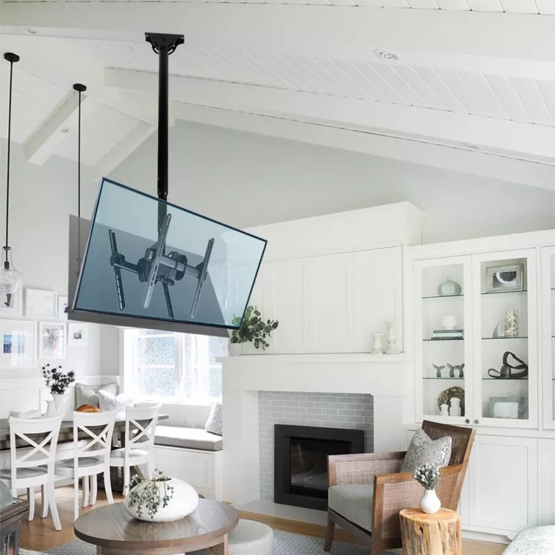 Techly Telescopic Universal Ceiling Support for 2 TV LED LCD 32-55 inch ICA-CPLB 944D