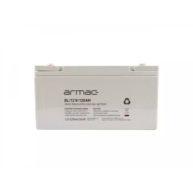 Sealed VRLA gel battery ARMAC BL/12V/120AH — 12 V 120 Ah, long-life