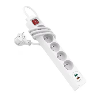 Hama 44133758 power extension 1.4 m 5 AC outlet(s) Indoor White