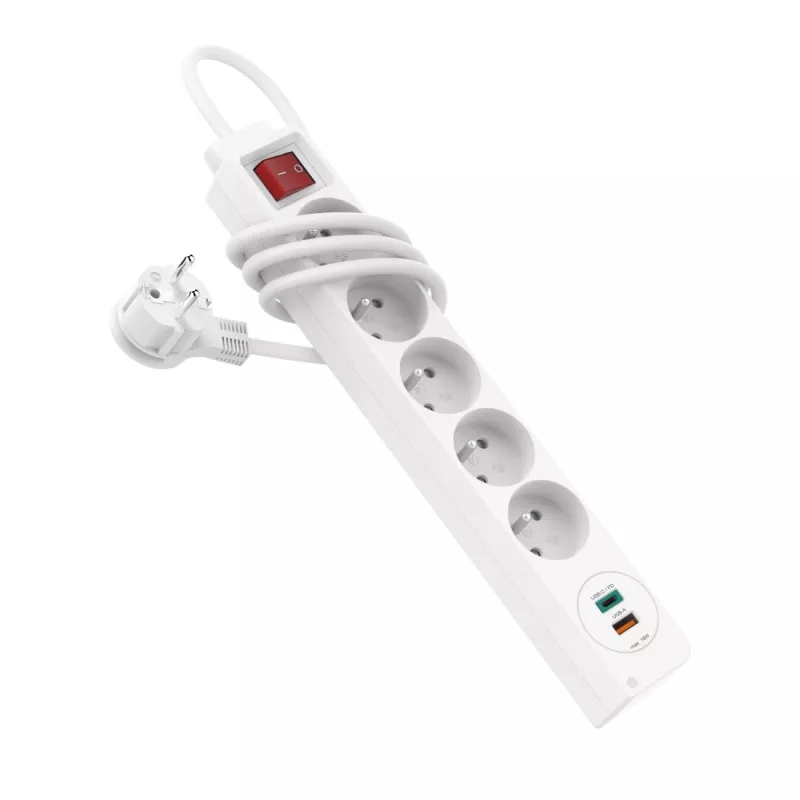 Hama 44133758 power extension 1.4 m 5 AC outlet(s) Indoor White