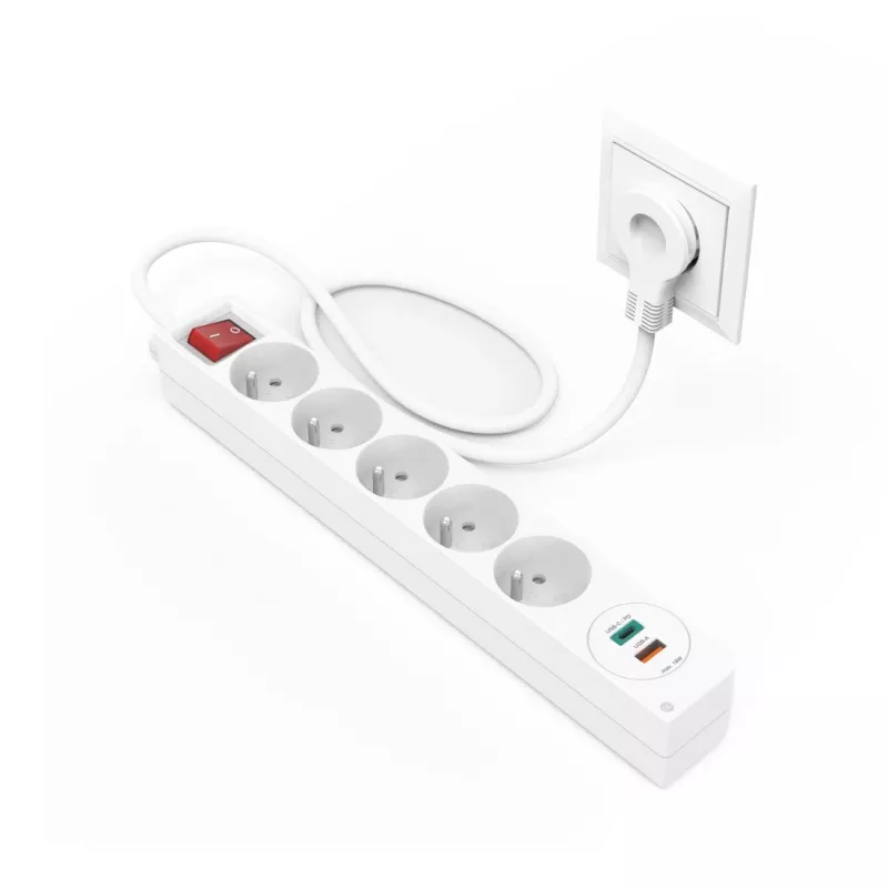 Hama 44133758 power extension 1.4 m 5 AC outlet(s) Indoor White