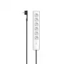 Hama P2223764 power extension 3 m 6 AC outlet(s) Indoor Black, White