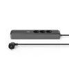 Hama 00223192 power extension 1.4 m 3 AC outlet(s) Indoor Black, Grey