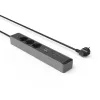 Hama 00223192 power extension 1.4 m 3 AC outlet(s) Indoor Black, Grey