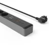 Hama 00223192 power extension 1.4 m 3 AC outlet(s) Indoor Black, Grey