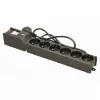 Surge protector lestar LX 610 G-A — 6 AC outlets, IEC 320, 1.5 m cable, 155 J, 230 V, black