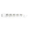 Power Extension LogiLink LPS249U 1.5m 5 AC Outlets Indoor White