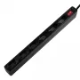 Power Extension LogiLink LPS232B 1.5m 6 AC Outlets Indoor Black