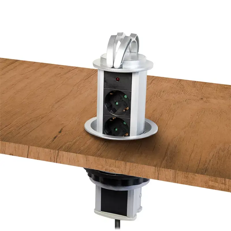 Power Extension LogiLink LPS235A 1.8m 3 AC Outlets Indoor Black Silver