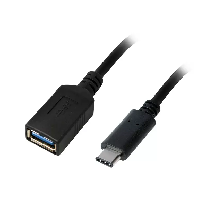 USB Cable LogiLink USB C - USB A 0.15m CU0098 Black