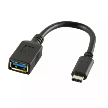 USB Cable LogiLink USB C - USB A 0.15m CU0098 Black