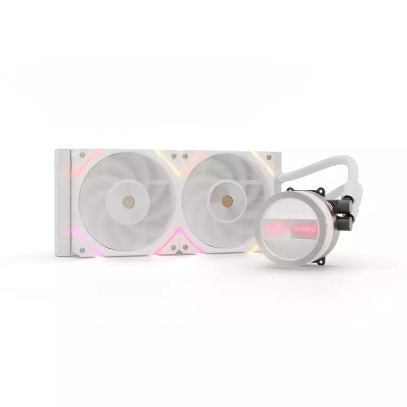 All-in-one liquid cooler Valkyrie VK-AIODR240W 24 cm Black