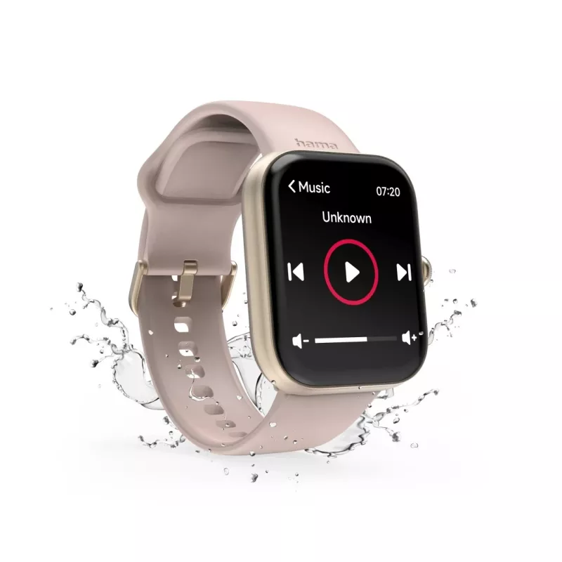 Hama 5000 4.19 cm (1.65 inch) TFT Digital Touchscreen Rose gold