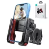 Motorcycle phone mount Joyroom JR-ZS266 adjustable secure clamp for handlebars
