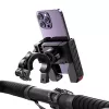 Motorcycle phone mount Joyroom JR-ZS266 adjustable secure clamp for handlebars